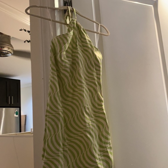 Zara green & white dress new with tags - Picture 4 of 4